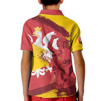 Mermaid of Warsaw Poland Kid Polo Shirt Polish Capital City Grunge Style