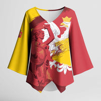Mermaid of Warsaw Poland Kimono Sleeve Blouse Polish Capital City Grunge Style