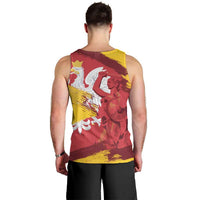 Mermaid of Warsaw Poland Men Tank Top Polish Capital City Grunge Style