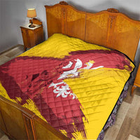 Mermaid of Warsaw Poland Quilt Polish Capital City Grunge Style