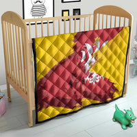 Mermaid of Warsaw Poland Quilt Polish Capital City Grunge Style
