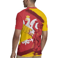 Mermaid of Warsaw Poland Rugby Jersey Polish Capital City Grunge Style