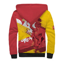 Mermaid of Warsaw Poland Sherpa Hoodie Polish Capital City Grunge Style