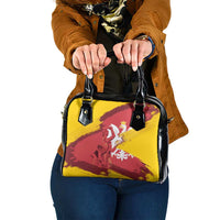Mermaid of Warsaw Poland Shoulder Handbag Polish Capital City Grunge Style