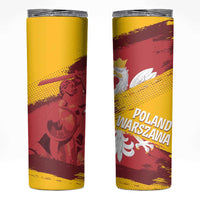 Mermaid of Warsaw Poland Skinny Tumbler Polish Capital City Grunge Style