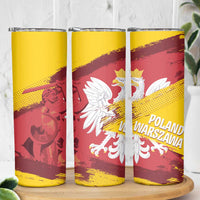 Mermaid of Warsaw Poland Skinny Tumbler Polish Capital City Grunge Style