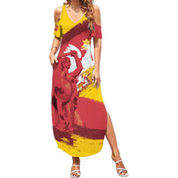 Mermaid of Warsaw Poland Summer Maxi Dress Polish Capital City Grunge Style