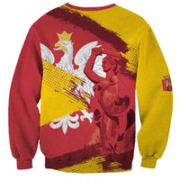 Mermaid of Warsaw Poland Sweatshirt Polish Capital City Grunge Style