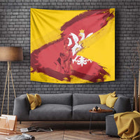 Mermaid of Warsaw Poland Tapestry Polish Capital City Grunge Style