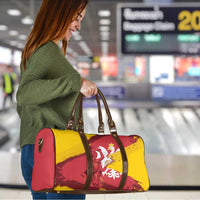 Mermaid of Warsaw Poland Travel Bag Polish Capital City Grunge Style