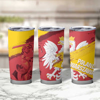 Mermaid of Warsaw Poland Tumbler Cup Polish Capital City Grunge Style