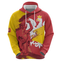Mermaid of Warsaw Poland Zip Hoodie Polish Capital City Grunge Style
