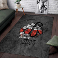 Warsaw Uprising 1944 Poland Area Rug Polish Anchor Kotwica