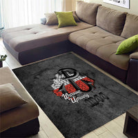 Warsaw Uprising 1944 Poland Area Rug Polish Anchor Kotwica
