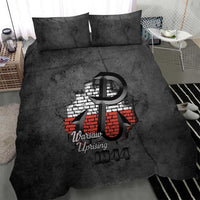 Warsaw Uprising 1944 Poland Bedding Set Polish Anchor Kotwica