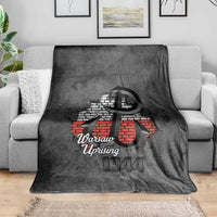 Warsaw Uprising 1944 Poland Blanket Polish Anchor Kotwica