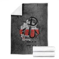 Warsaw Uprising 1944 Poland Blanket Polish Anchor Kotwica