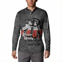 Warsaw Uprising 1944 Poland Button Sweatshirt Polish Anchor Kotwica