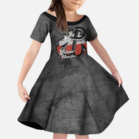 Warsaw Uprising 1944 Poland Kid Short Sleeve Dress Polish Anchor Kotwica