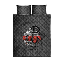 Warsaw Uprising 1944 Poland Quilt Bed Set Polish Anchor Kotwica