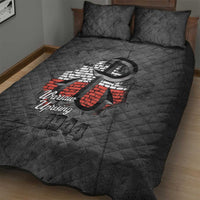 Warsaw Uprising 1944 Poland Quilt Bed Set Polish Anchor Kotwica