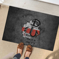 Warsaw Uprising 1944 Poland Rubber Doormat Polish Anchor Kotwica
