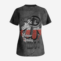 Warsaw Uprising 1944 Poland Scrub Top Polish Anchor Kotwica