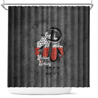 Warsaw Uprising 1944 Poland Shower Curtain Polish Anchor Kotwica