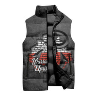 Warsaw Uprising 1944 Poland Sleeveless Puffer Jacket Polish Anchor Kotwica