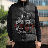 Warsaw Uprising 1944 Poland Sleeveless Puffer Jacket Polish Anchor Kotwica