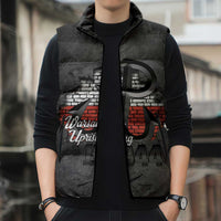 Warsaw Uprising 1944 Poland Sleeveless Puffer Jacket Polish Anchor Kotwica