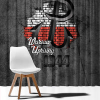 Warsaw Uprising 1944 Poland Window Curtain Polish Anchor Kotwica