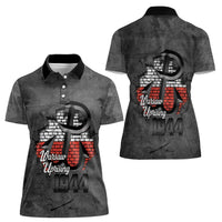 Warsaw Uprising 1944 Poland Women Polo Shirt Polish Anchor Kotwica