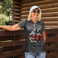 Warsaw Uprising 1944 Poland Women Polo Shirt Polish Anchor Kotwica