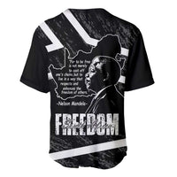 South Africa Freedom Day Baseball Jersey Nelson Mandela With Map
