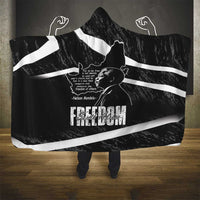 South Africa Freedom Day Hooded Blanket Nelson Mandela With Map