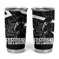 South Africa Freedom Day Tumbler Cup Nelson Mandela With Map