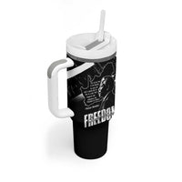 South Africa Freedom Day Tumbler With Handle Nelson Mandela With Map