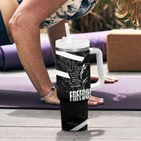 South Africa Freedom Day Tumbler With Handle Nelson Mandela With Map