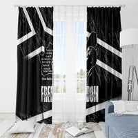 South Africa Freedom Day Window Curtain Nelson Mandela With Map