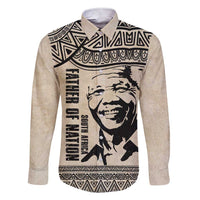 South Africa Nelson Mandela - Father Of Nation Family Matching Short Sleeve Bodycon Dress and Hawaiian Shirt Vintage African Pattern