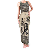 South Africa Nelson Mandela - Father Of Nation Family Matching Tank Maxi Dress and Hawaiian Shirt Vintage African Pattern