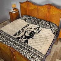 South Africa Nelson Mandela - Father Of Nation Quilt Vintage African Pattern