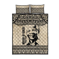 South Africa Nelson Mandela - Father Of Nation Quilt Bed Set Vintage African Pattern