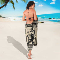 South Africa Nelson Mandela - Father Of Nation Sarong Vintage African Pattern