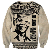 South Africa Nelson Mandela - Father Of Nation Sweatshirt Vintage African Pattern