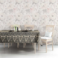 South Africa Nelson Mandela - Father Of Nation Tablecloth Vintage African Pattern