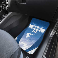 Custom Greece Football Car Mats Go Ethniki Coat Of Arms Style