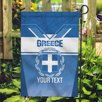 Custom Greece Football Garden Flag Go Ethniki Coat Of Arms Style