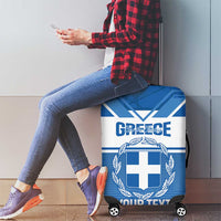 Custom Greece Football Luggage Cover Go Ethniki Coat Of Arms Style
